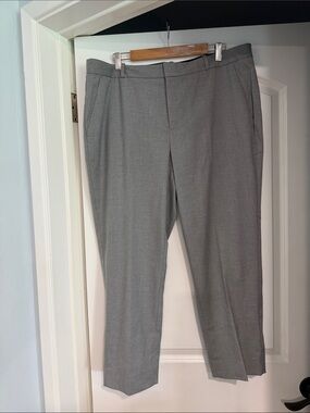 Banana Republic Gray Avery Pants Trousers Work Career Mid Rise Straight